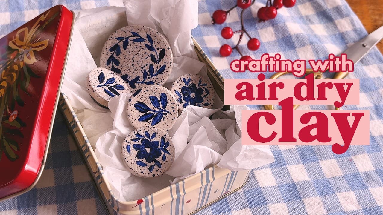How to Use Air Dry Clay: Magnets and Dish in 6 Steps