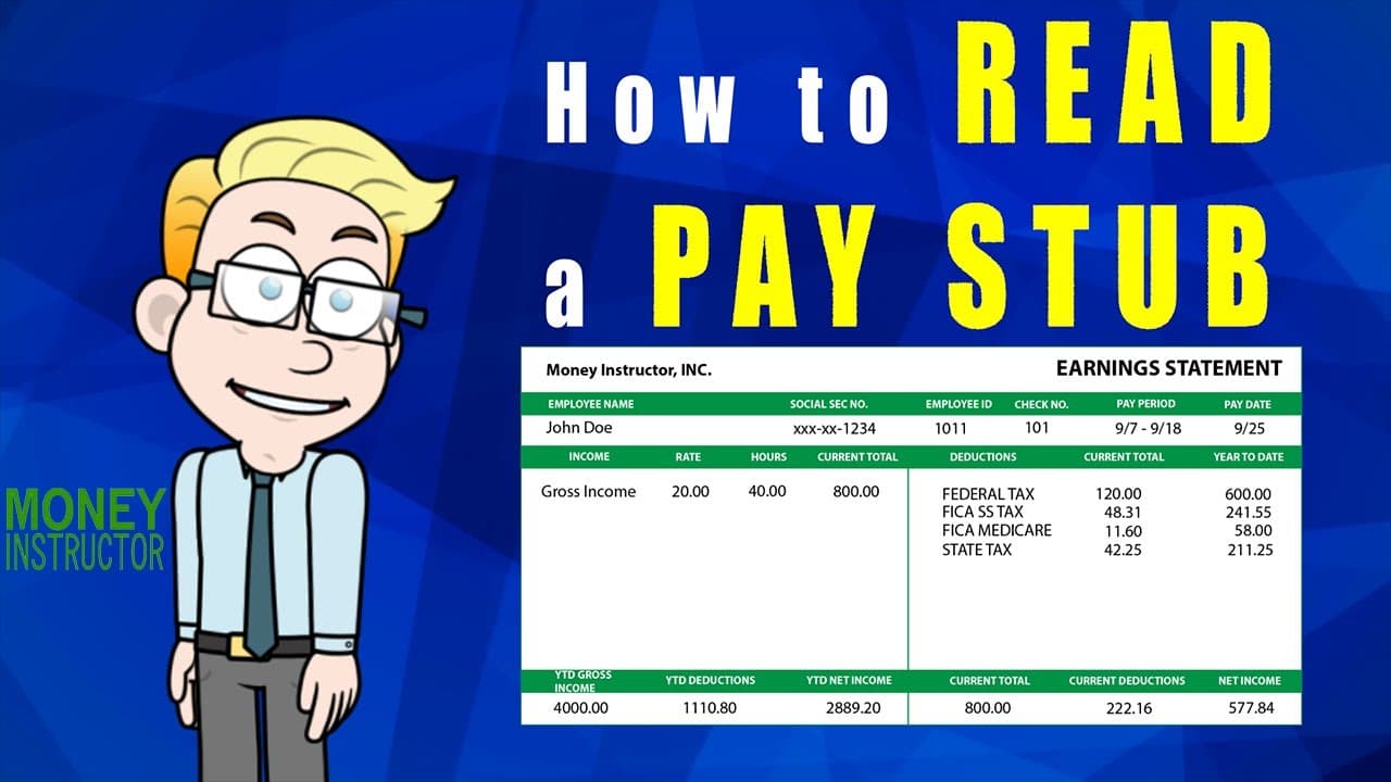 How to Read a Pay Stub