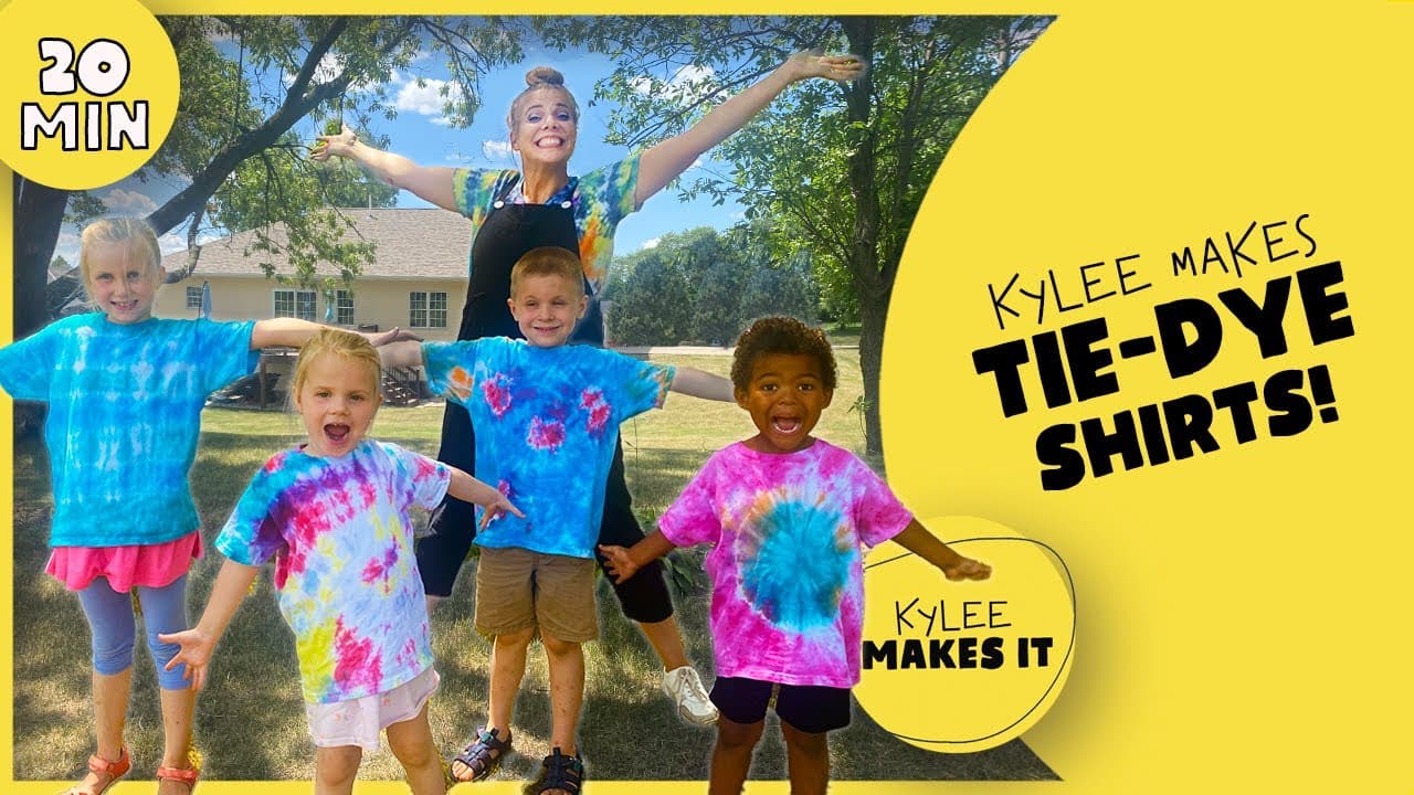 How to Tie Dye a Shirt - 4 Easy Designs for Beginners