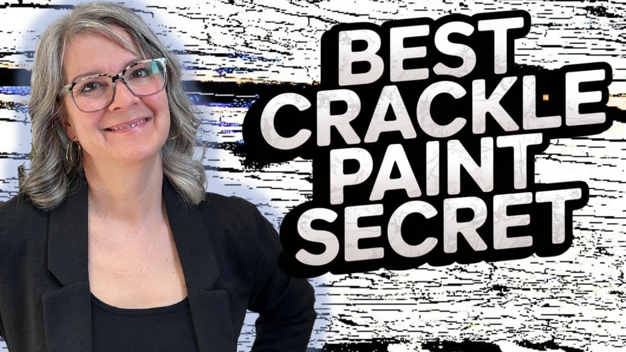 How to Crackle Paint - Weathered Wood Finish in 7 Steps