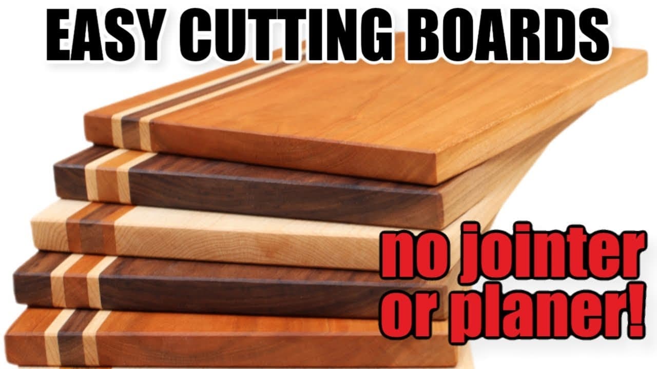 How to Make a Wooden Cutting Board (with Minimal Tools)
