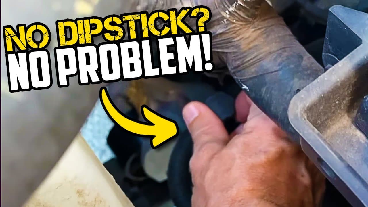 How to Check Transmission Fluid (Dipstick or No Dipstick)
