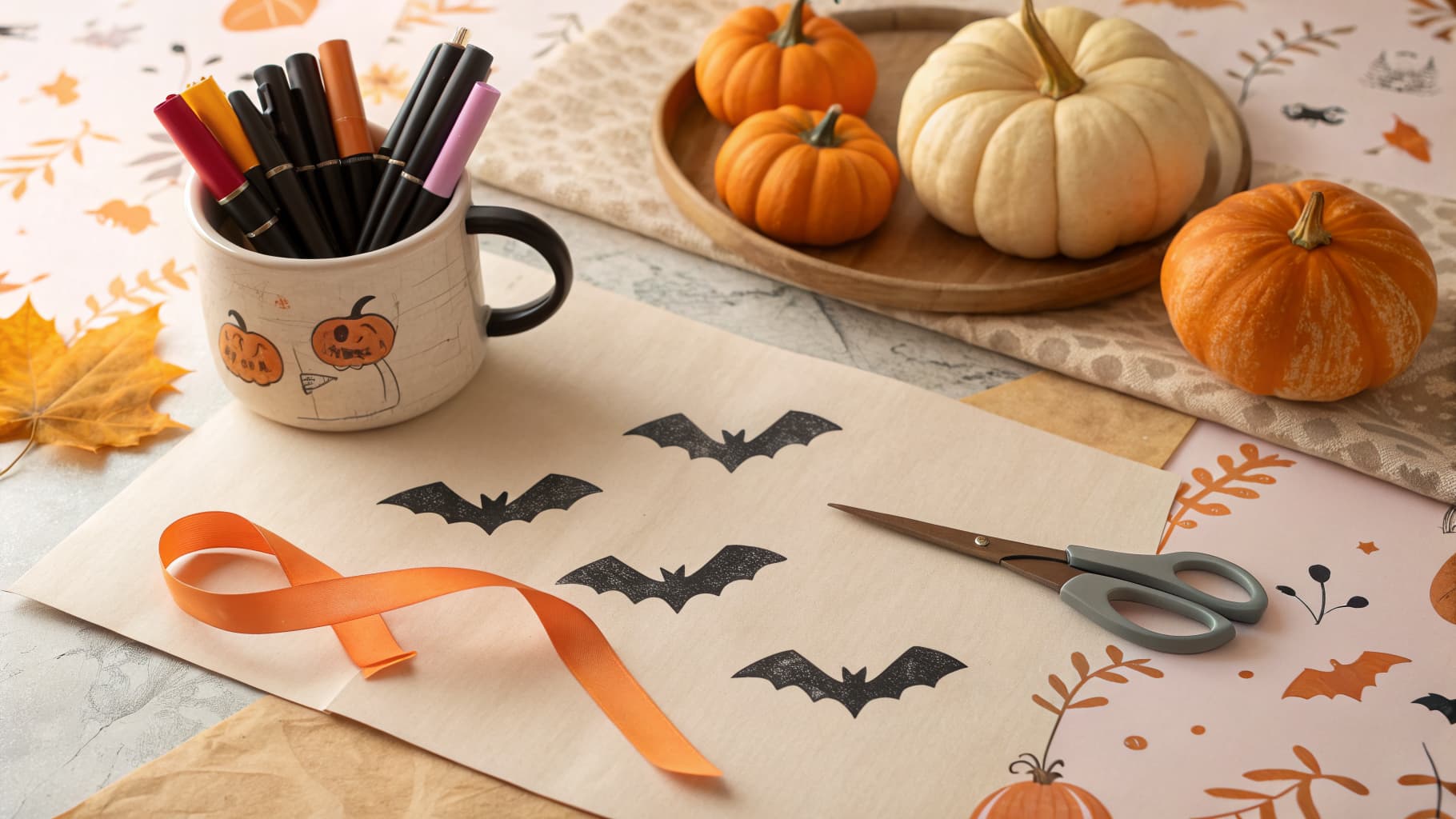 Halloween crafts kickoff