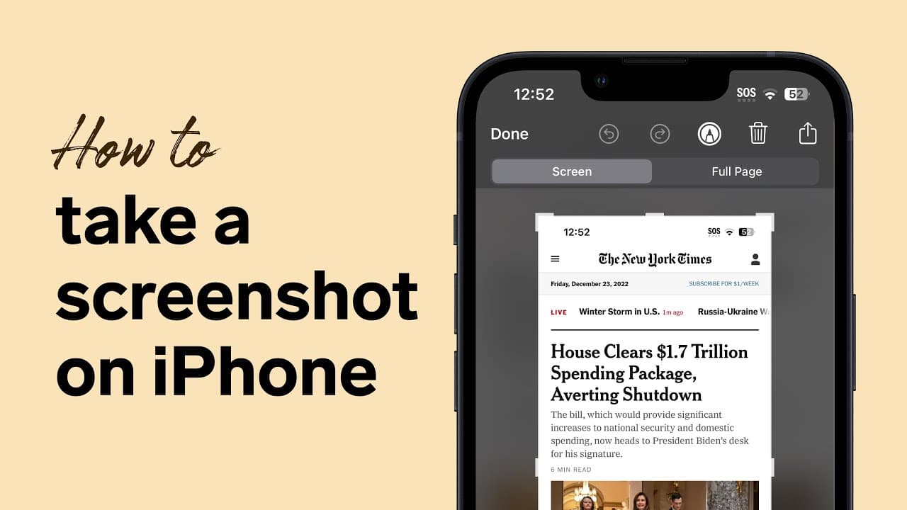 How to Take a Screenshot on iPhone