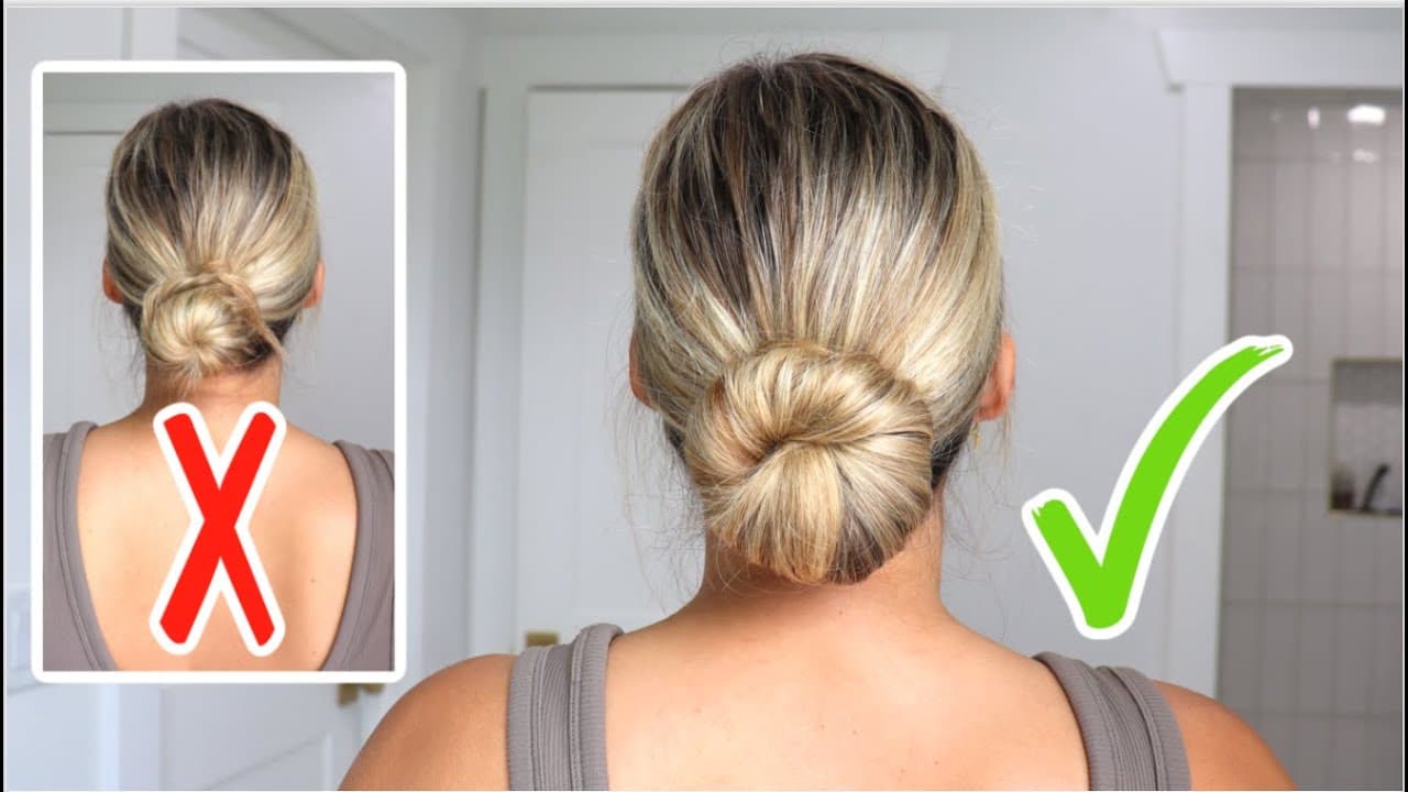 How to Do a Low Bun - Two Easy Methods for Long or Short Hair