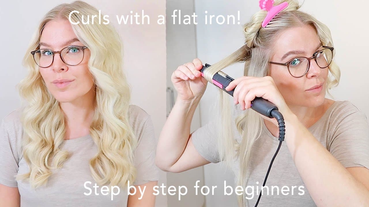 How to Curl Your Hair With a Flat Iron
