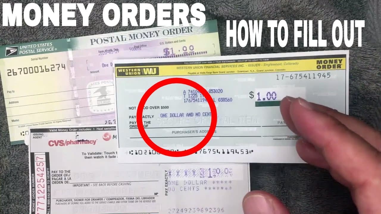 How to Write a Money Order (Step by Step)