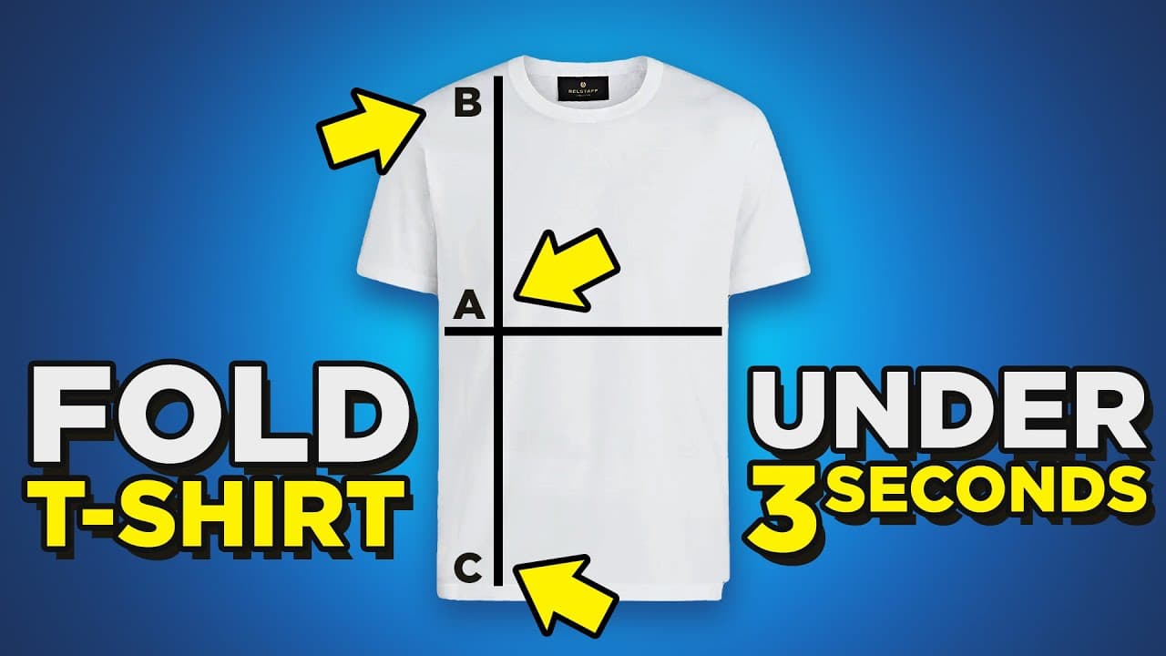 How to Fold a T-Shirt - 4 Different Methods