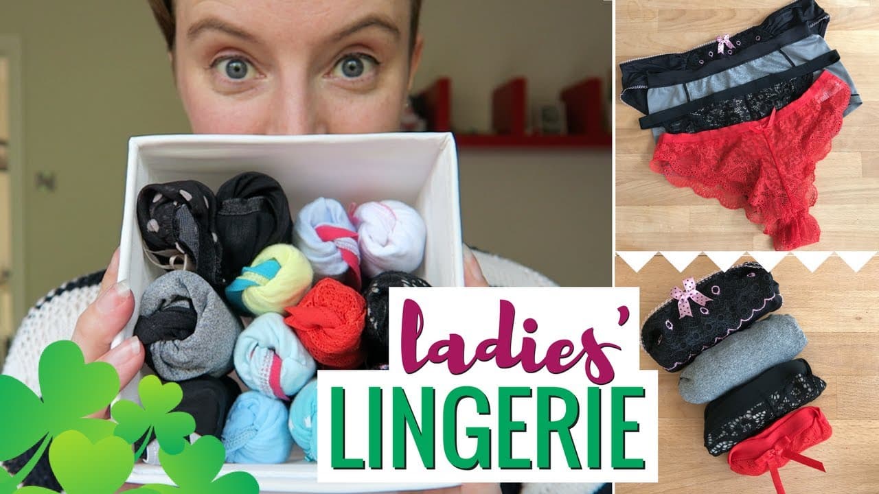 How to Fold Underwear (Drawer-Saving Folding Method)