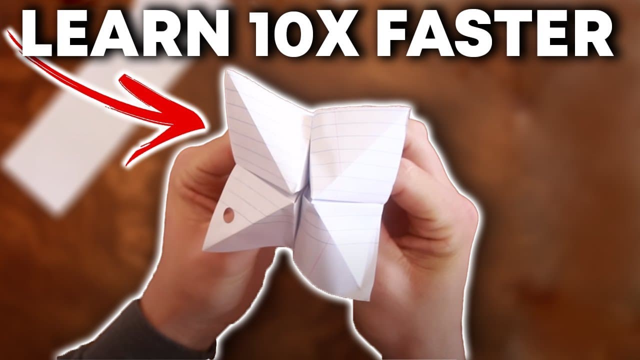 How to Make a Paper Fortune Teller (7 Easy Folds)