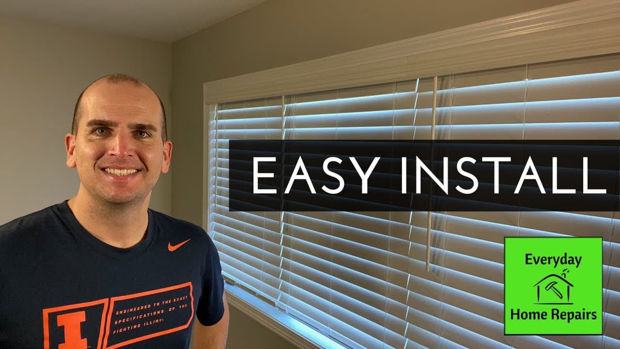 How to Install Window Blinds (Inside Mount)