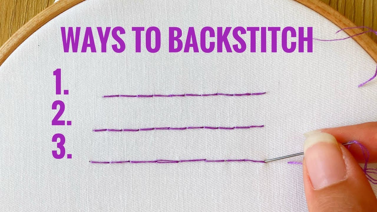 How to Backstitch: 3 Ways for Hand Embroidery