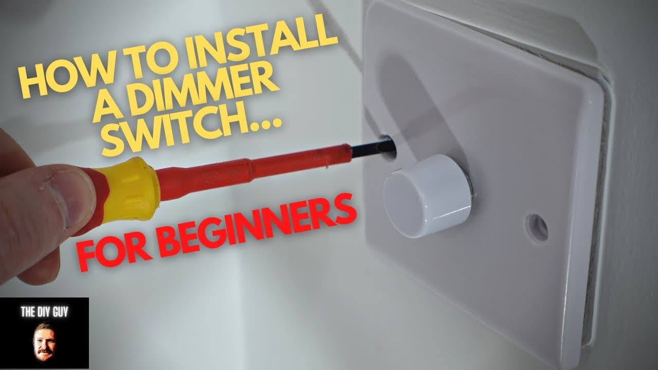 How to Install a Dimmer Switch