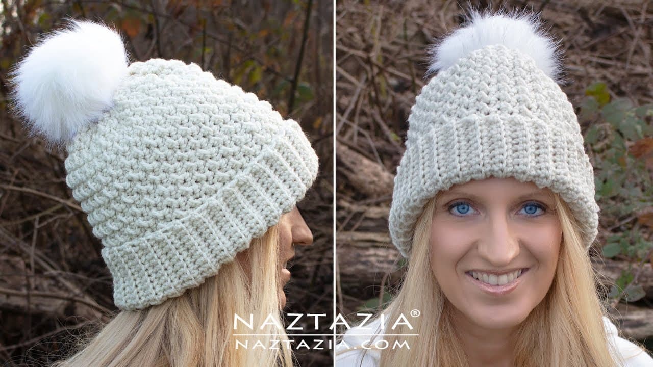 How to Crochet a Beanie (Beginner-Friendly Textured Hat)