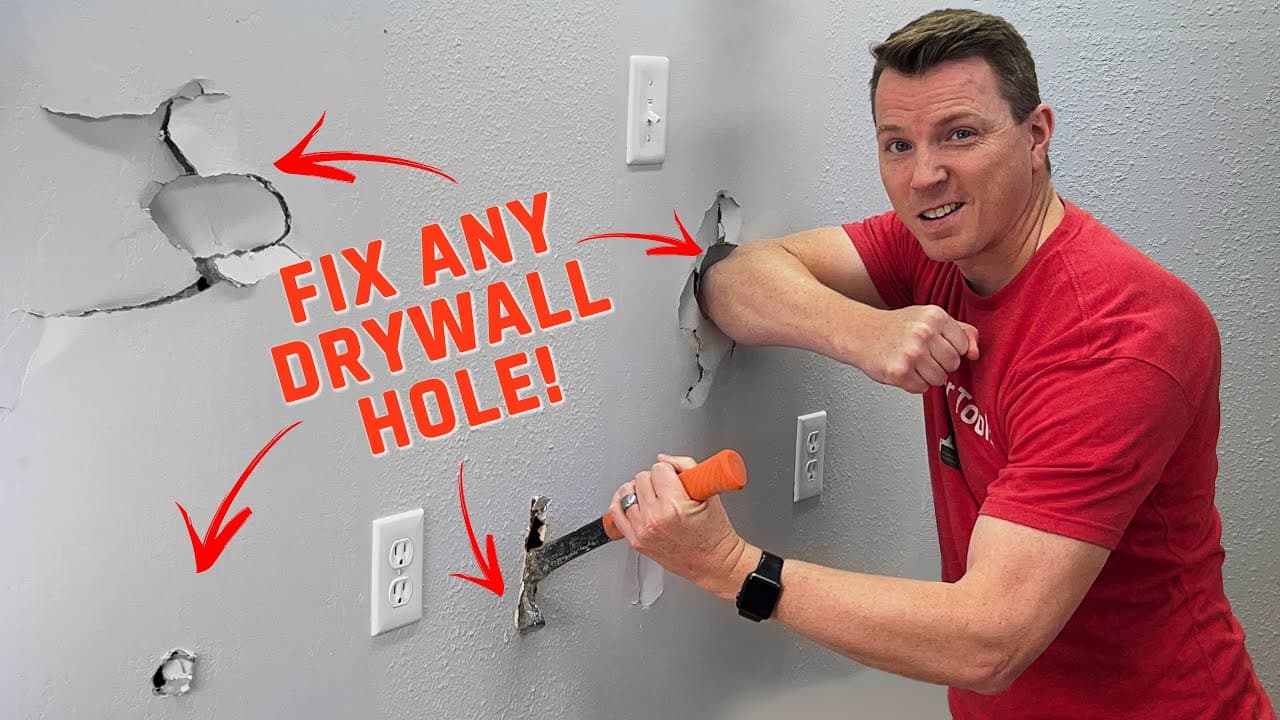 How to Fix Holes in Drywall - 4 Easy Methods