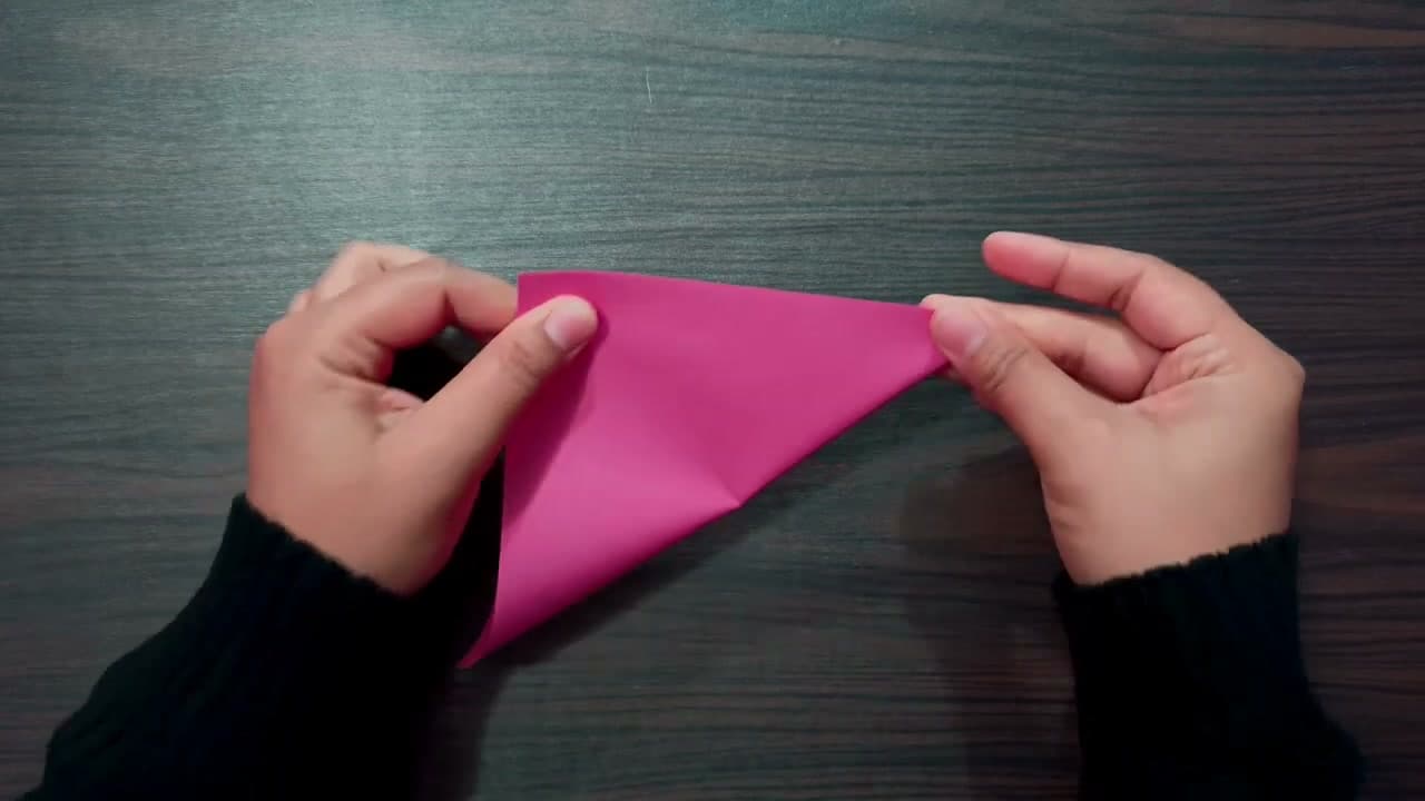 Step 1: Step 1: Fold the Square Into a Triangle