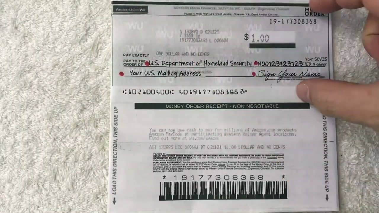 The finished result: What Is a Money Order? How to Fill One Out Right