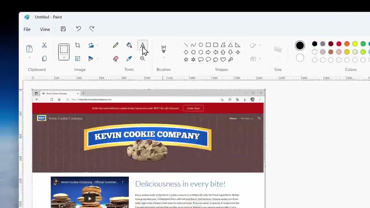 Step 2: Step 2: Press Print Screen to Copy the Whole Desktop