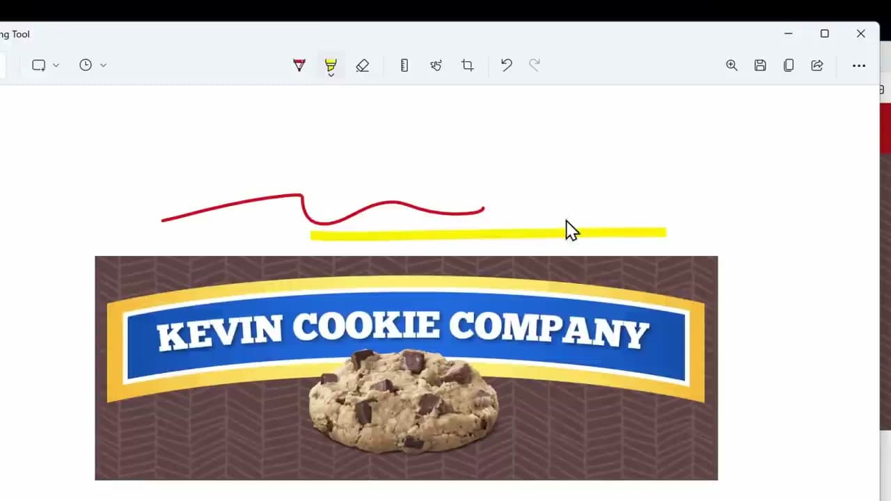 Step 6: Step 6: Annotate and Save Your Snip in the Snipping Tool Editor