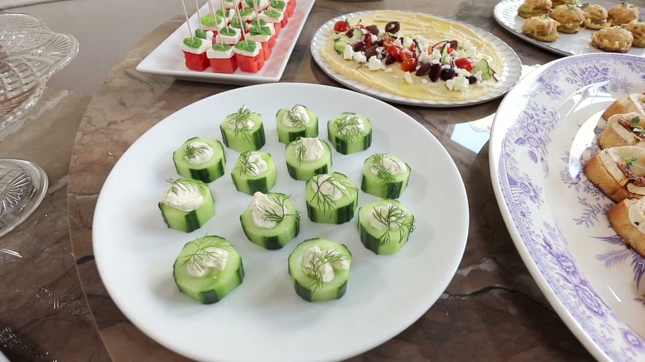 Step 2: Step 2: Make the Cucumber Cream Cheese Bites