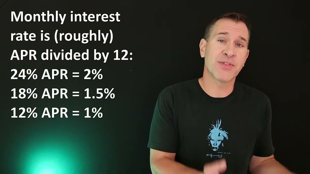 Step 4: Step 4: Turn the Yearly Rate Into a Monthly One
