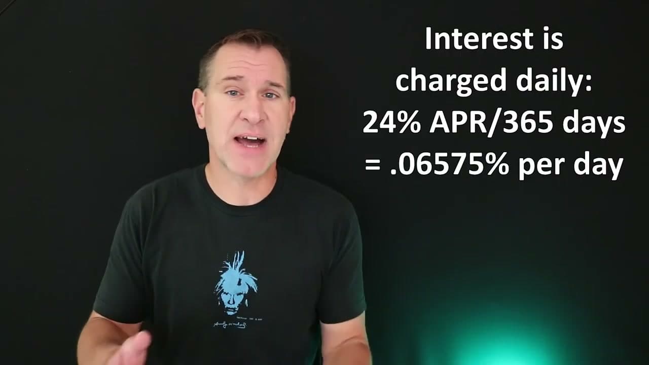 Step 5: Step 5: The Card Charges Interest Daily