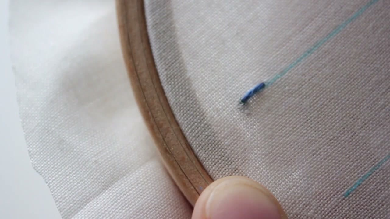 Step 4: Take Your First Stitch - How to Do a Split Stitch
