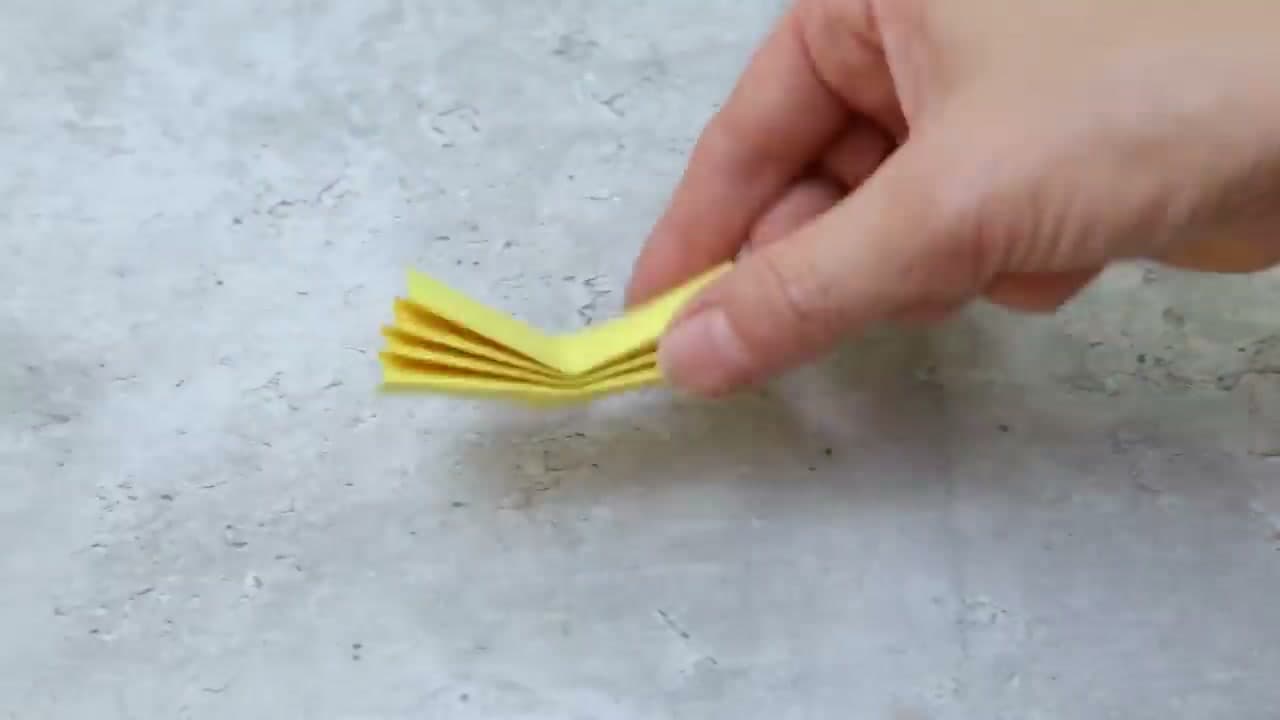 Step 7: Step 7: Fan-Fold the Paper Rectangles