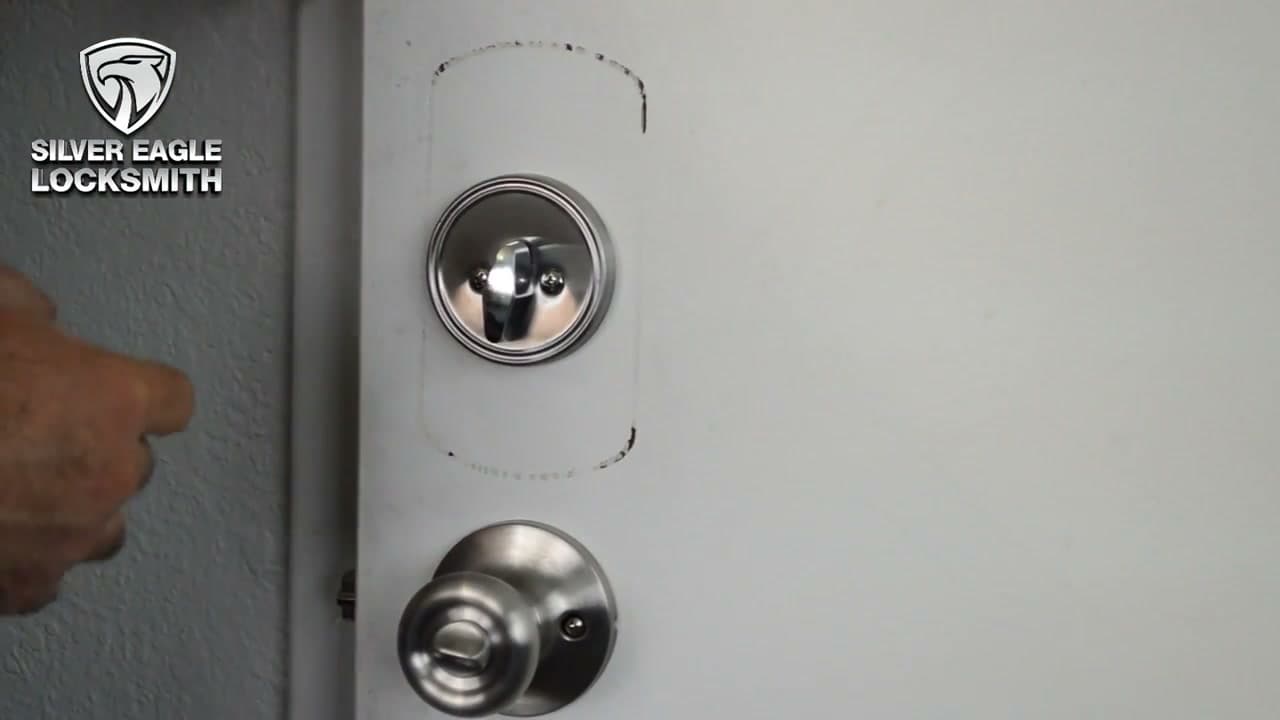 The finished result: How to Install a Deadbolt Lock (DIY Door Security in 1 Hour)