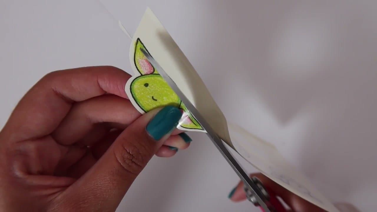 Step 4: Step 4: Cut out each sticker