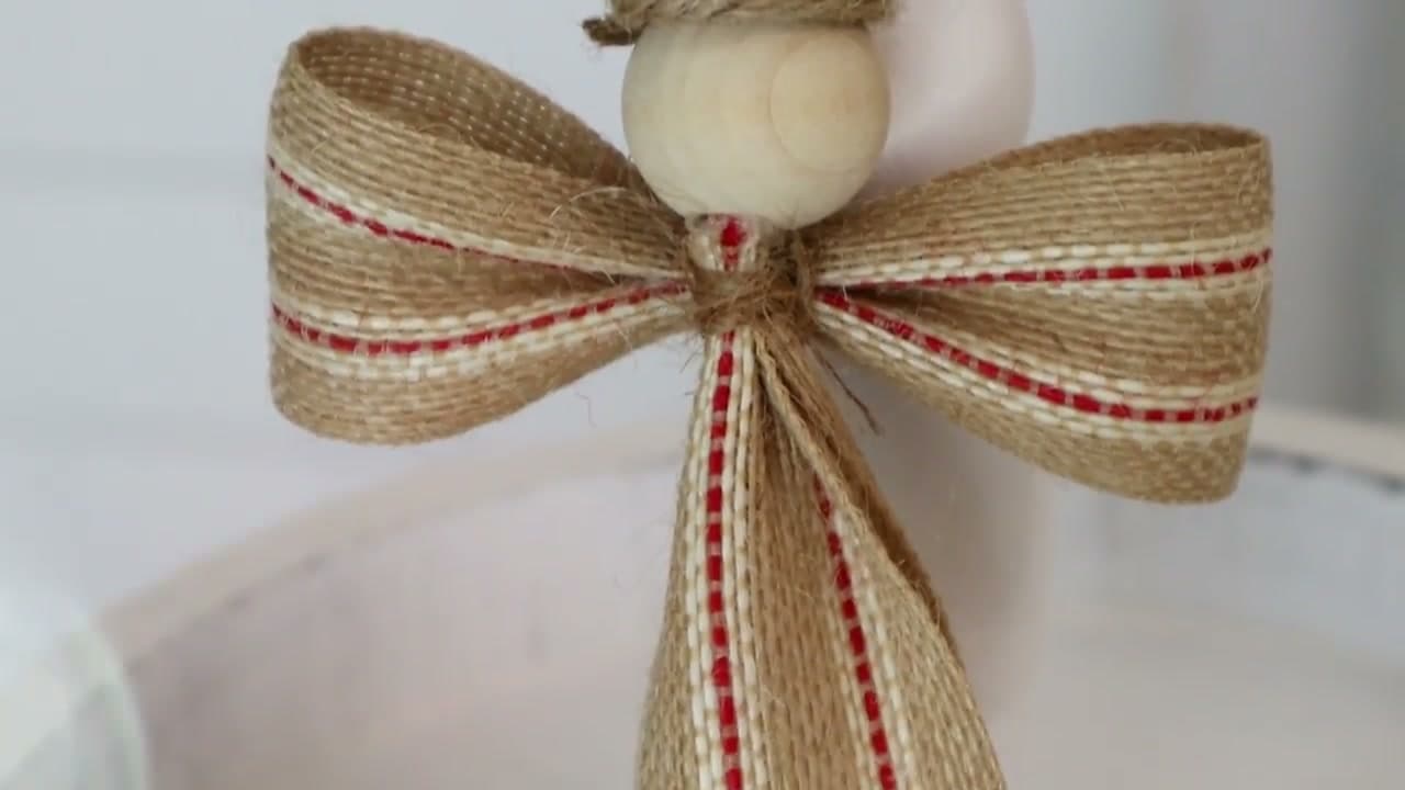 The finished result: How to Make Christmas Ornaments