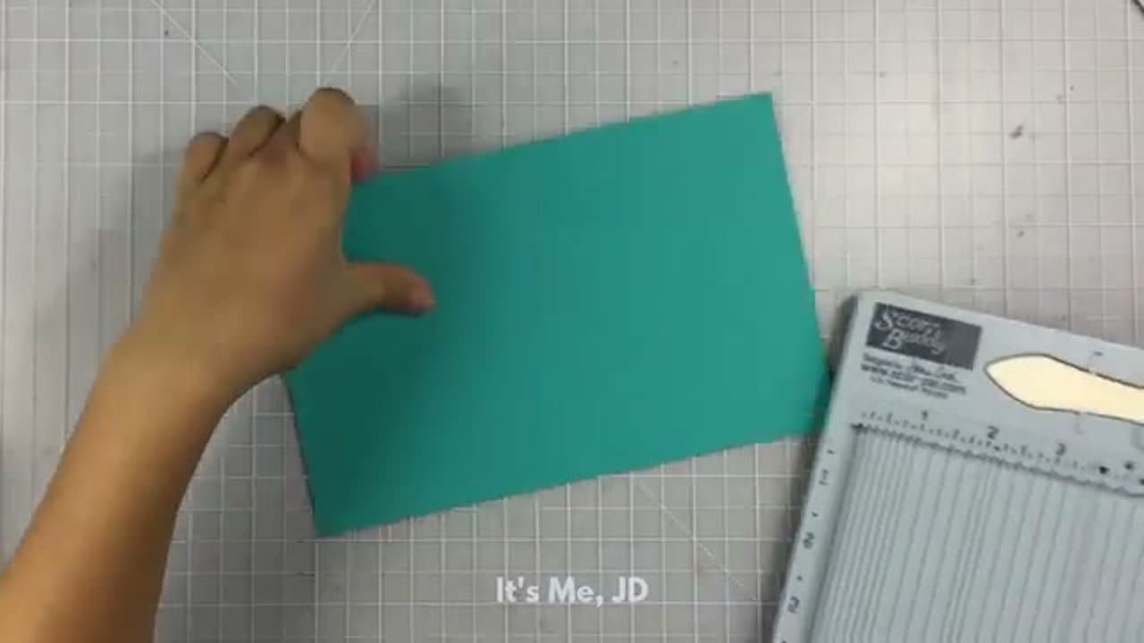 Step 1: Step 1: Score the Cardstock Down the Middle