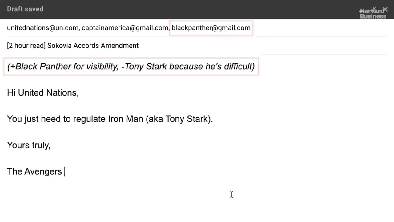 Step 3: Step 3: Explain When You Add or Drop Recipients