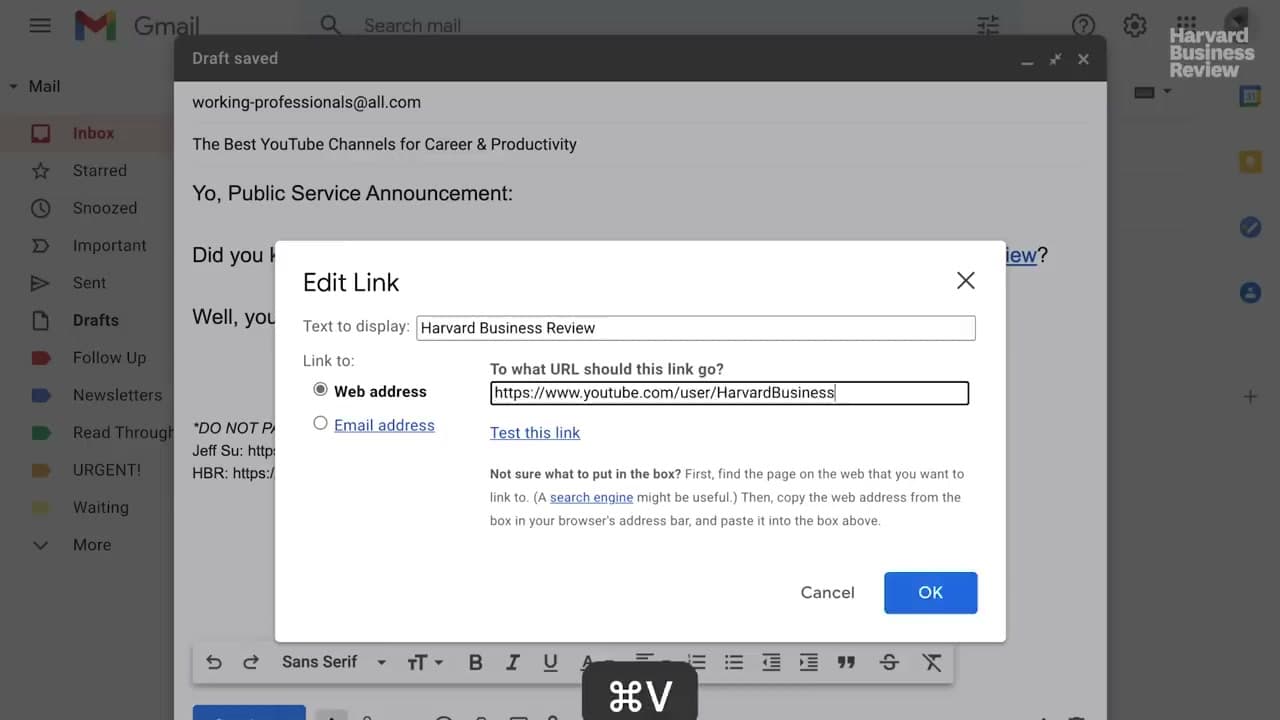 Step 6: Step 6: Hyperlink URLs Instead of Pasting Raw Links