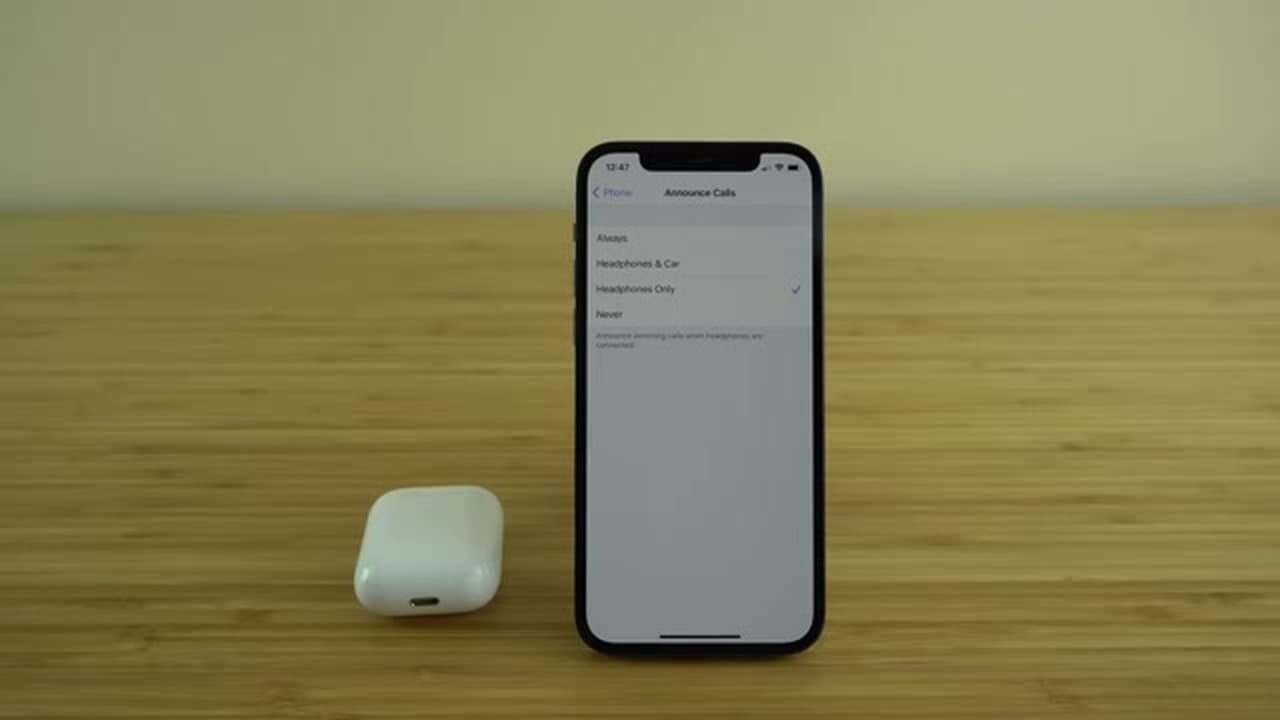 Step 7: Step 7: Have Your AirPods Announce Calls