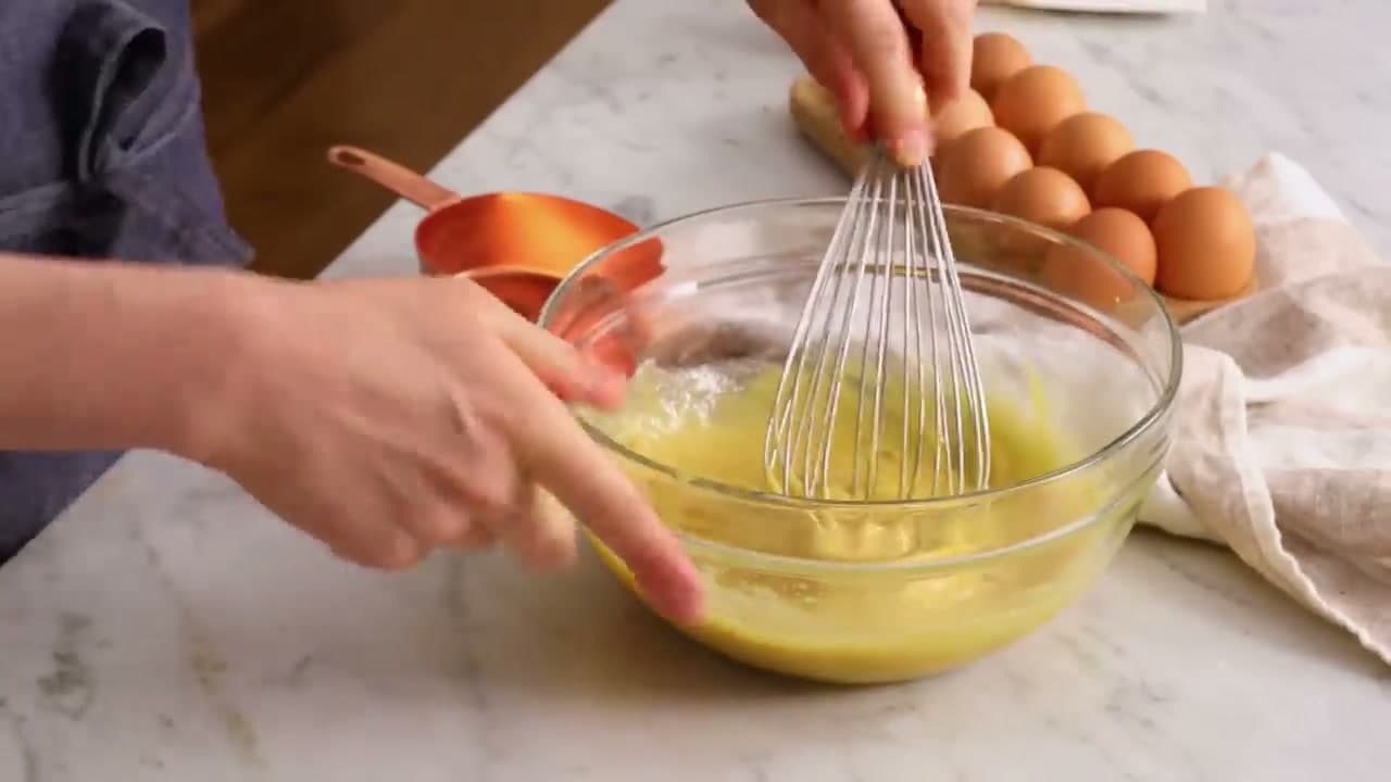 Step 4: Whisk in the Eggs One at a Time