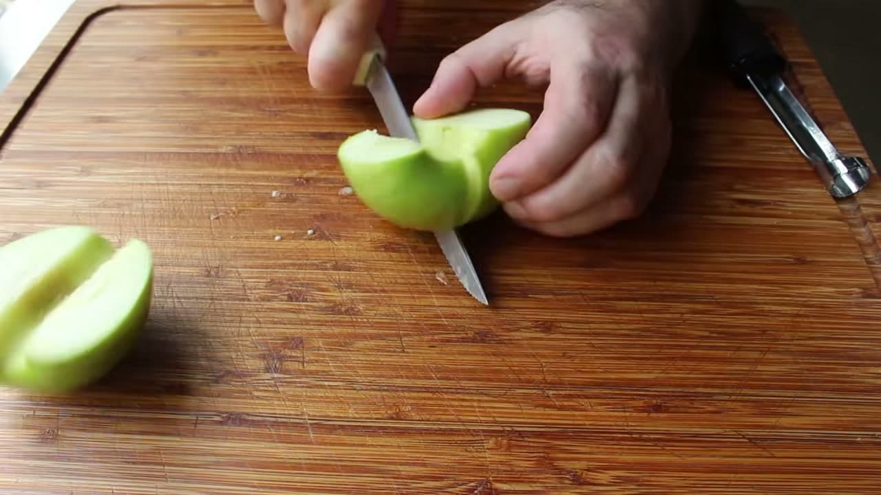 Step 1: Core the Apples and Cut Them Into 1-Inch Chunks - How to Make Apple Butter in a Slow Cooker