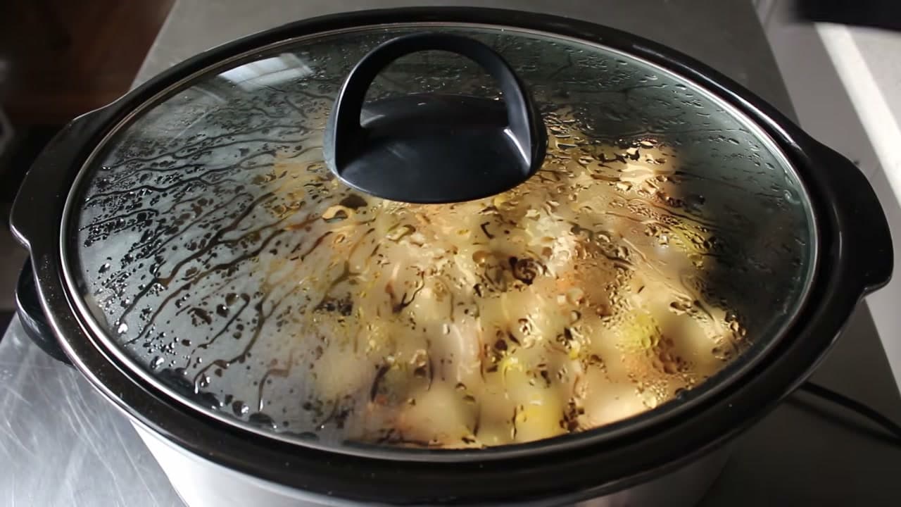 Step 4: Cover the Slow Cooker and Cook on High - How to Make Apple Butter in a Slow Cooker