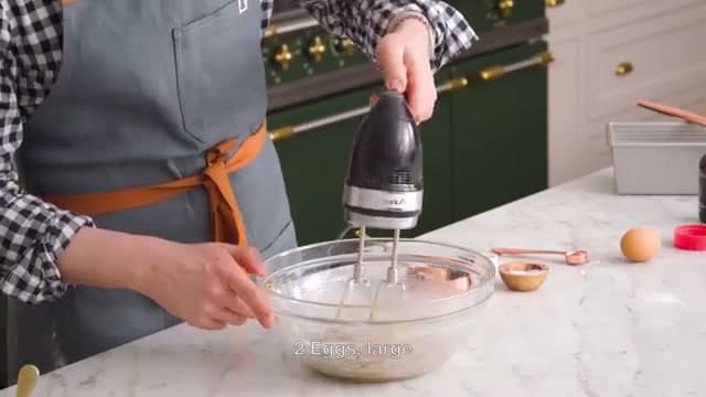 Step 5: Add the Eggs, Vanilla, and Bananas