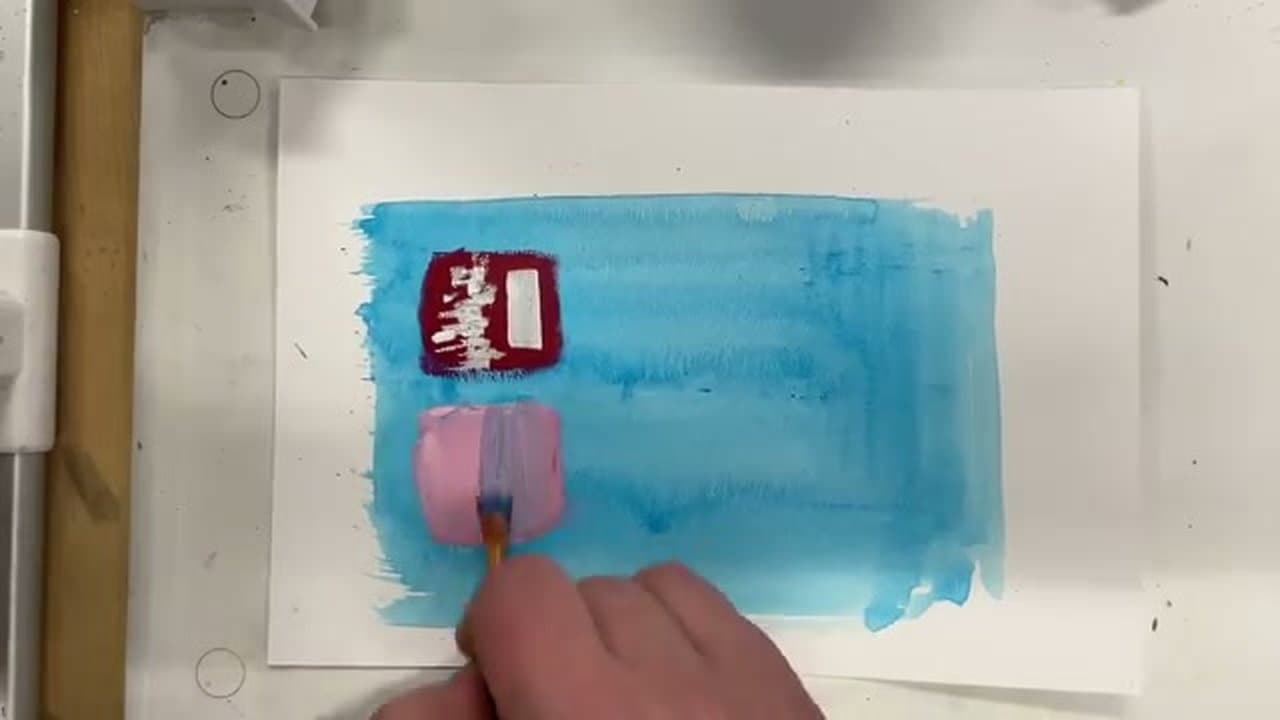 Step 4: Step 4: Glaze a Transparent Layer