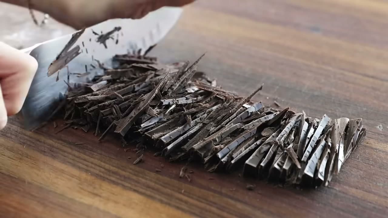 Step 1: Chop 4 oz of Chocolate Into Fine Shards - How to Make Hot Chocolate