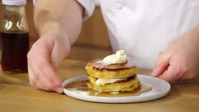 Step 7: Stack and Top with Butter and Syrup