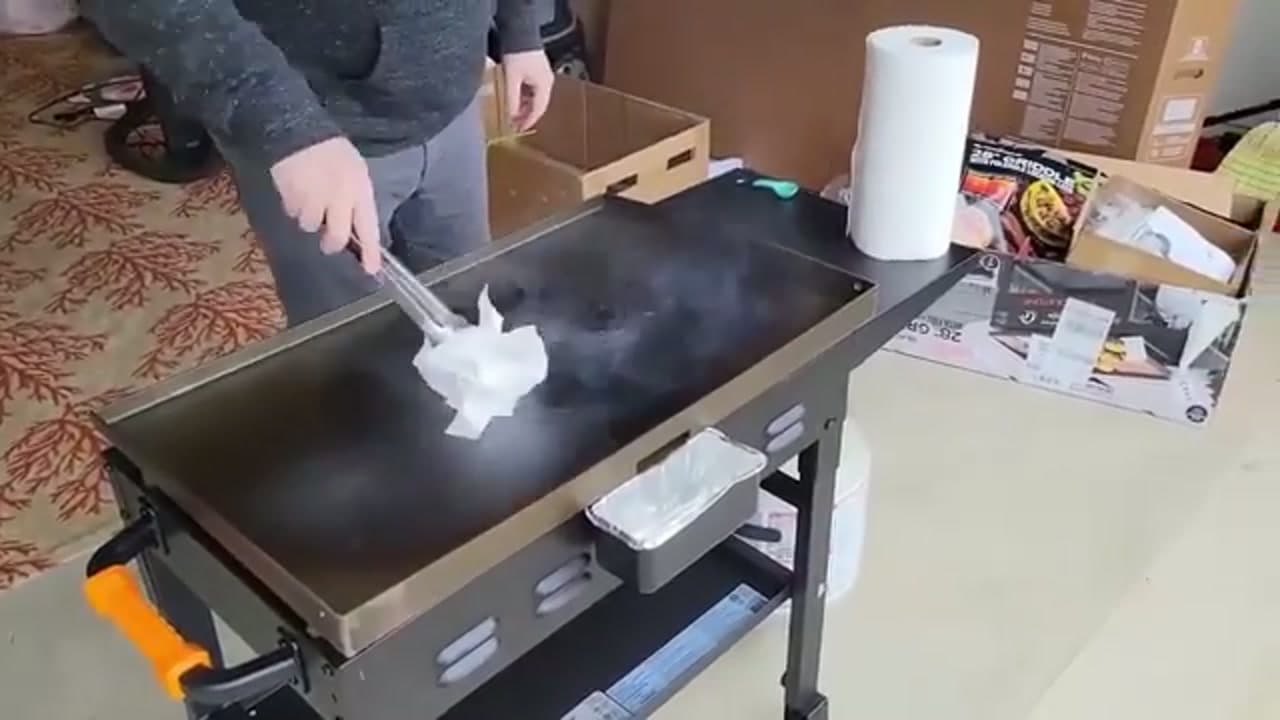 Step 1: Step 1: Season the Steel