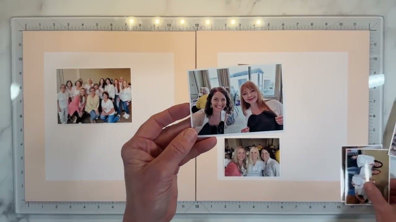 Step 2: Step 2: Lay your photos on the page