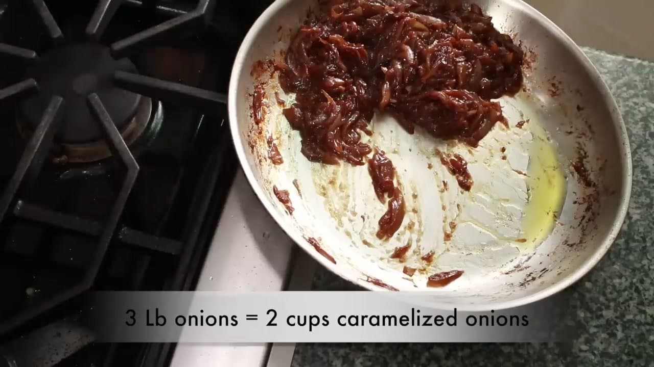 The finished result: How to Caramelize Onions