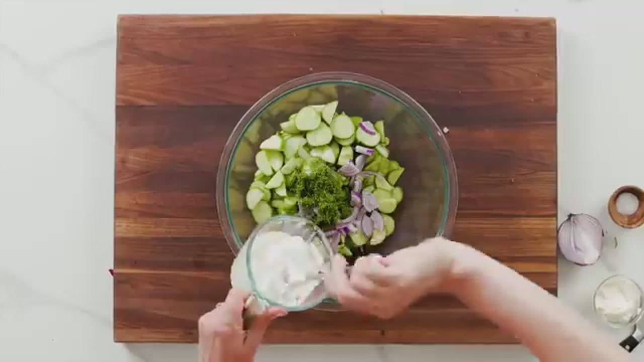 Step 4: Make the Creamy Dressing