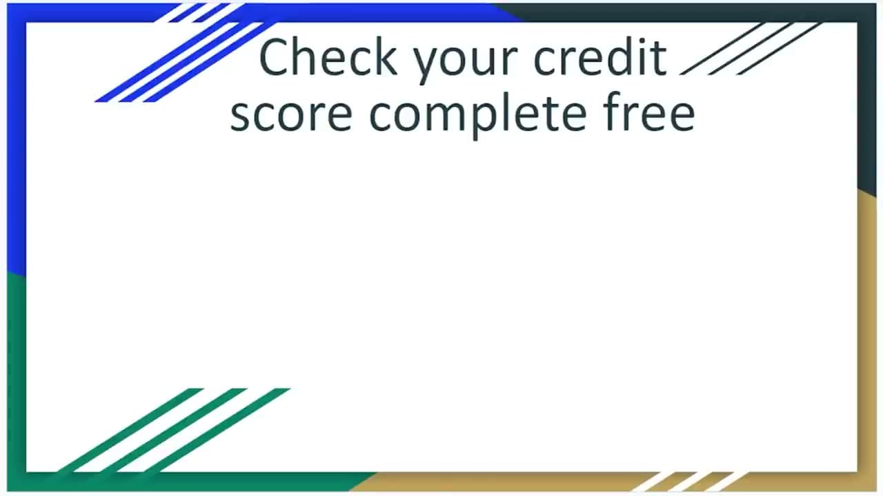 Step 5: Step 5: Check Your Score for Free