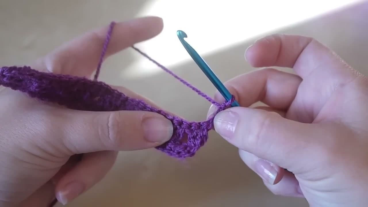 Step 5: Step 5: Alternate the Edge Pattern in Rows Three, Four, and Five