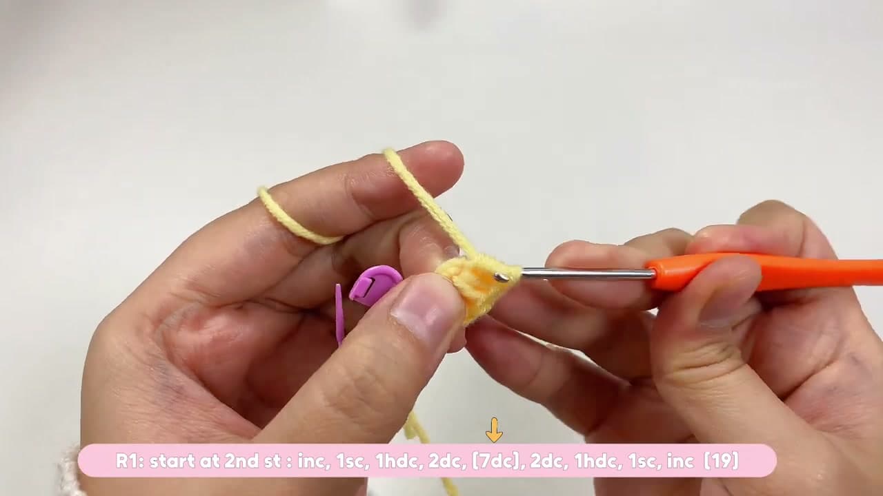 Step 2: Step 2: Work the First Row of Flesh