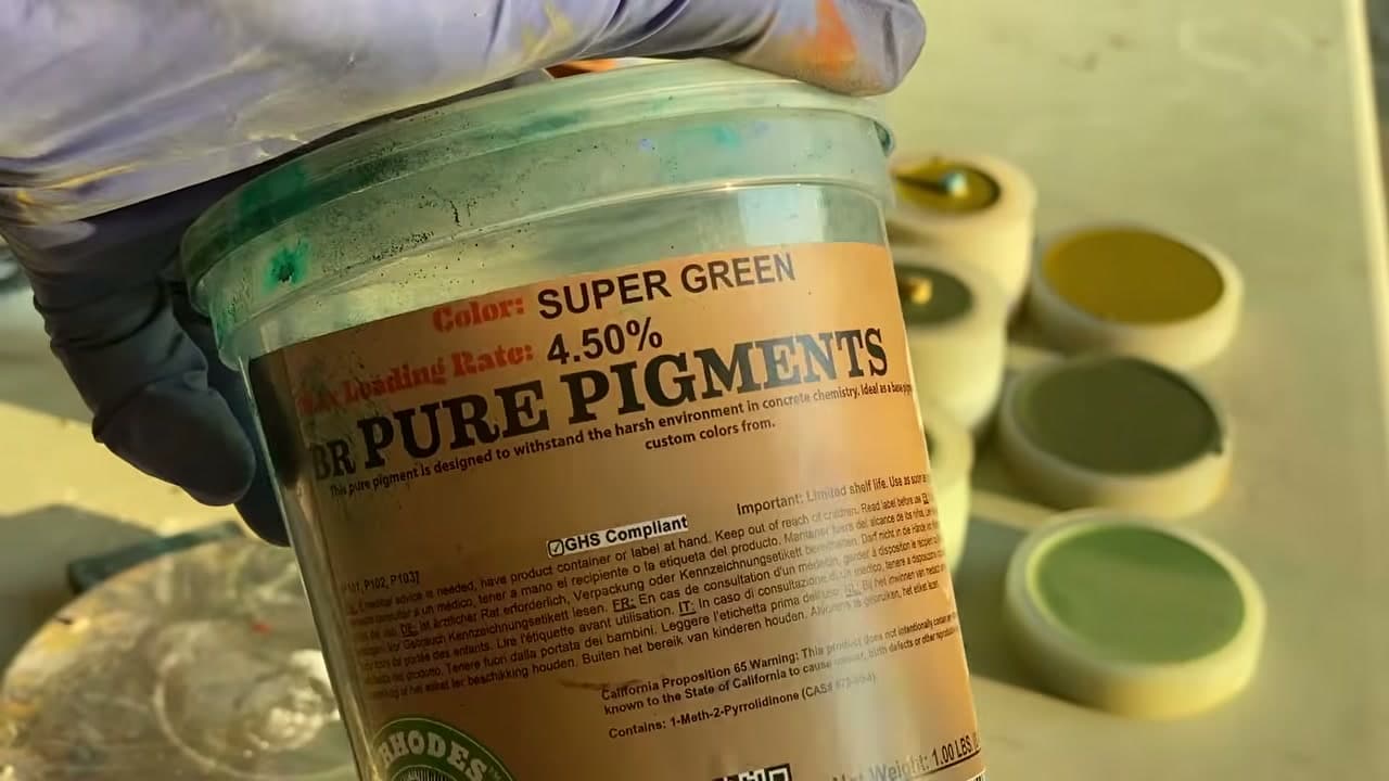 Step 8: Switch to Synthetic for Bright Colors - How to Color Concrete for Crafts